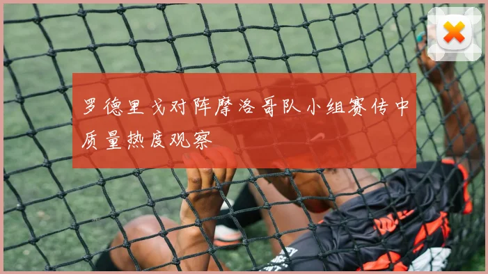 罗德里戈对阵摩洛哥队小组赛传中质量热度观察